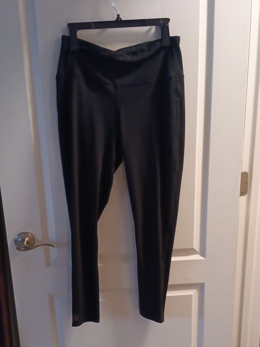 Gloria Vanderbilt Black Stretch Ponte Leggings Large